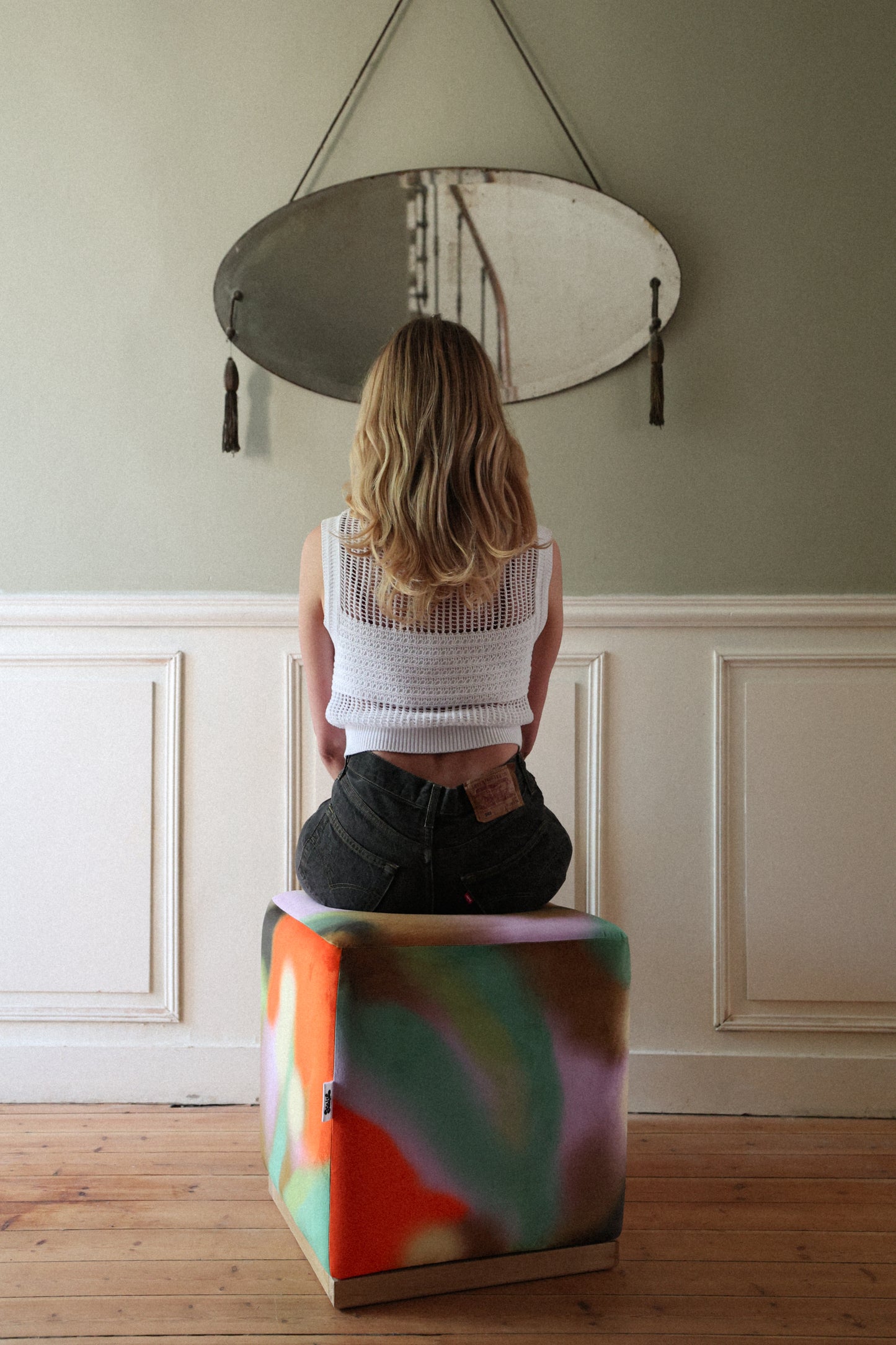 Pouf carré "Swallow"