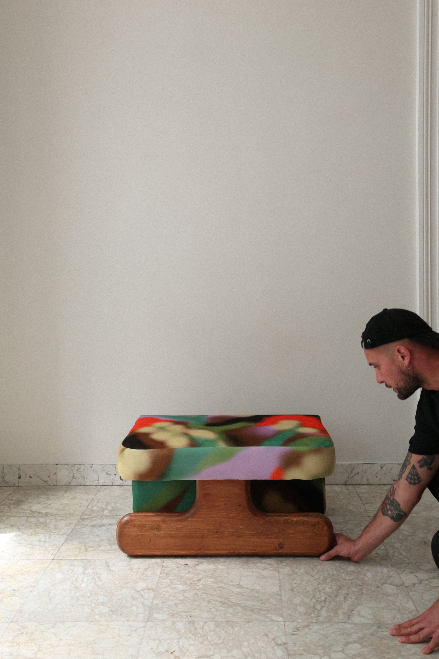 Banc monopied "Butterfly"