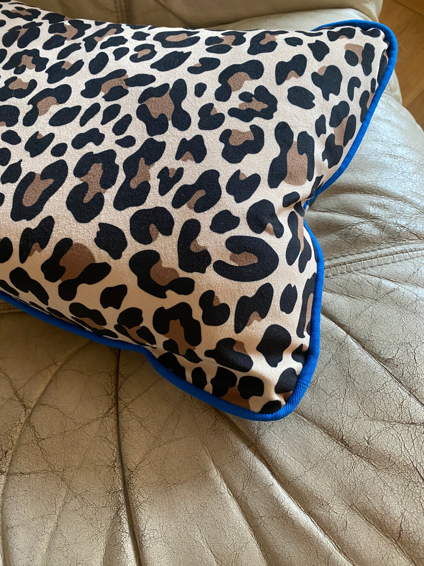 Coussin MULEMA bleu
